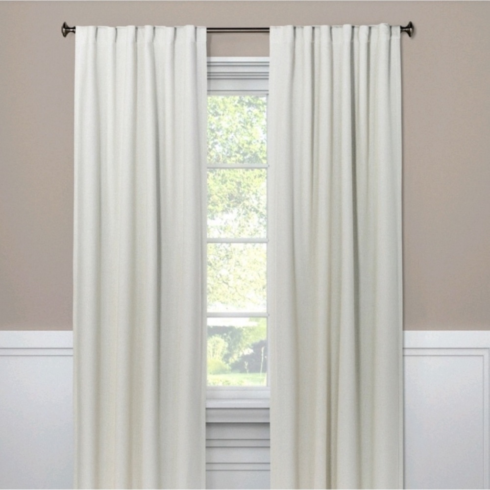 Aruba curtains white x 4 panels